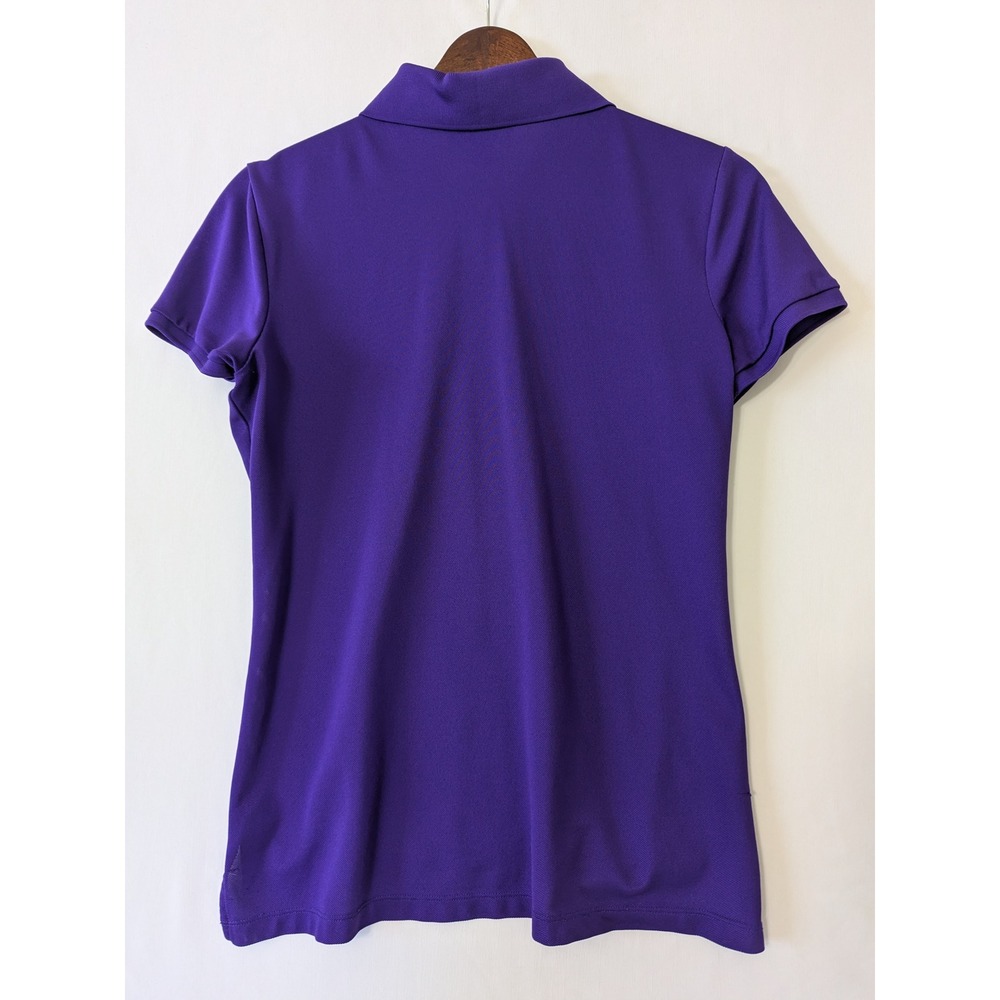 Lauren Ralph Lauren Polo Shirt Womens Medium Purple Good Pique Short Sleeve Logo - Picture 5 of 11